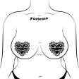 (image for) Barbed Wire Heart Pasties Reflective