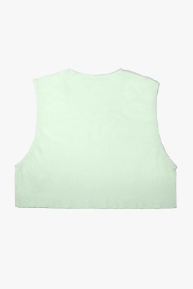 Unisex Small - Mini Crop Top Sheer - Mint