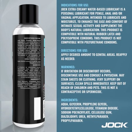 (image for) JOCK Extra Creamy Water-Based Lubricant 8oz