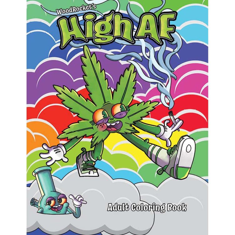 (image for) High AF Colouring Book