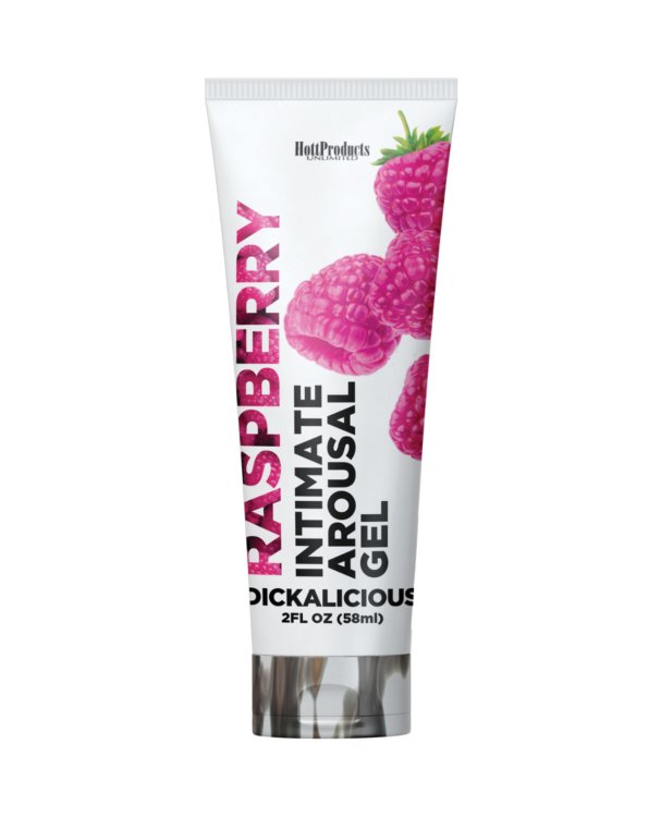 (image for) Dickalicious Penis Arousal Gel 2 oz - Raspberry