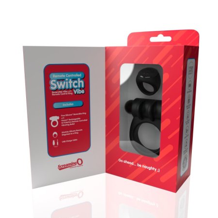 (image for) Screaming O Remote Controlled Switch Vibrating Ring - Black