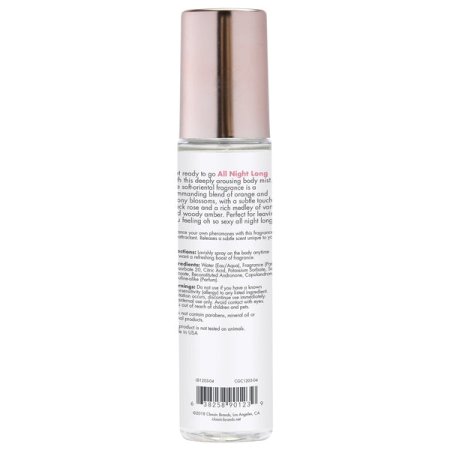 (image for) ALL NIGHT LONG Fragrance Body Mist with Pheromones - Soft - Oriental 3.5oz | 103mL