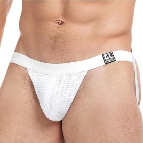 GOAL LINE Low Rise Jockstrap - WHITE SM