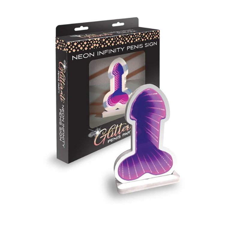 (image for) Glitterati Infinity Penis Neon Light Sign