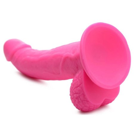 (image for) POP 7.5" Dildo with Balls - Pink