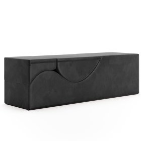 Aria Flip Chaise 18 Inch Wide - Convertible Sex Chair and Bed Bench, Black Aria Flip Chaise 18 Inch Wide - Convertible Sex Chair and Bed Bench, Black