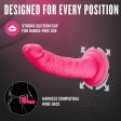 (image for) Neo Elite - 6" Silicone Dual Density Cock - Neon Pink
