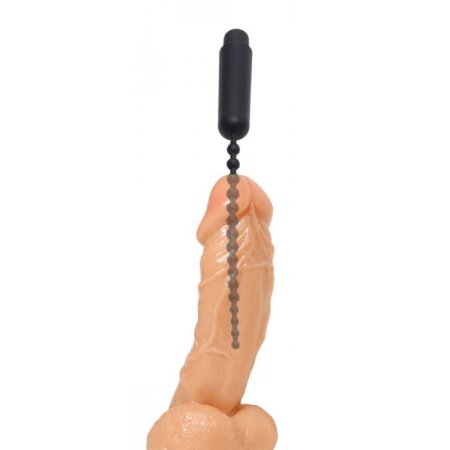 (image for) Dark Rod Vibrating Beaded Silic Sound