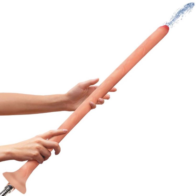 (image for) 19\" Slim Silicone Enema Hose