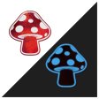 (image for) Glow-in-the-Dark Shroom Pasties - Red/Wh