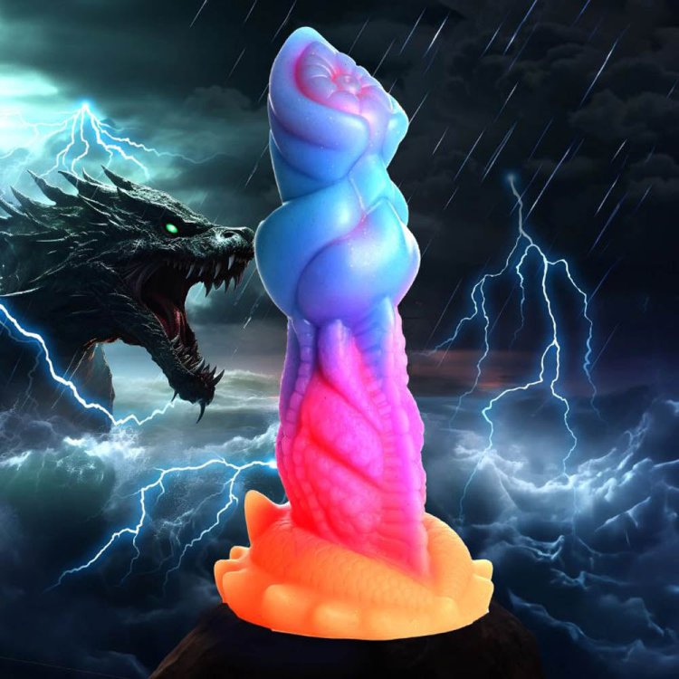 (image for) Aqua-Cock Glow-In-Dark Silicone Dildo