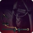 (image for) Temptasia Ardor - Silicone Wrist & Ankle Restraints - Black with Bow