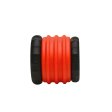 (image for) 2-in-1 Silicone Cock Ring - Red
