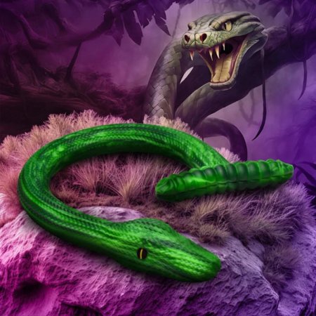 (image for) Slither Silicone Dildo 22.5"