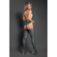 (image for) Unravel Me Crotchless Teddy Bodystocking (Dark Teal)
