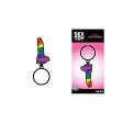 (image for) Rainbow Dildo Keychain