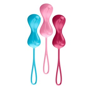 ? Satisfyer Power Balls (set of 3) - turquoise, red, pink (100% off)