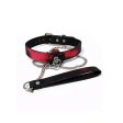 (image for) HEAT TEASE - FLOWER COLLAR - BLACK/PINK