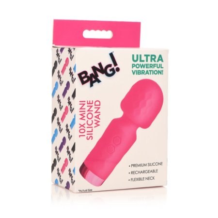 (image for) 10X Mini Silicone Wand - Pink