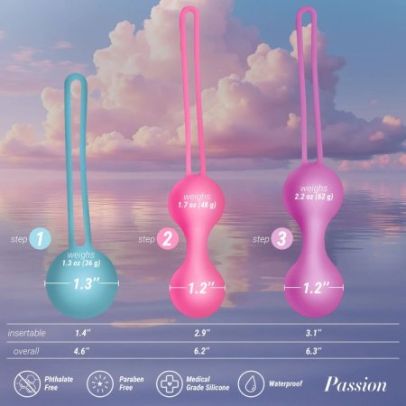 (image for) Silicone Weighted Kegel Ball Set