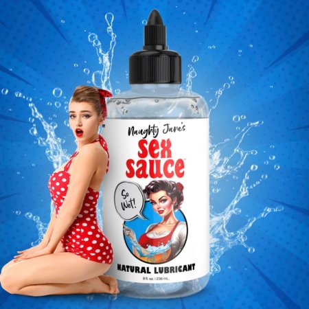 (image for) Naughty Janes Sex Sauce Natural Lube 8oz