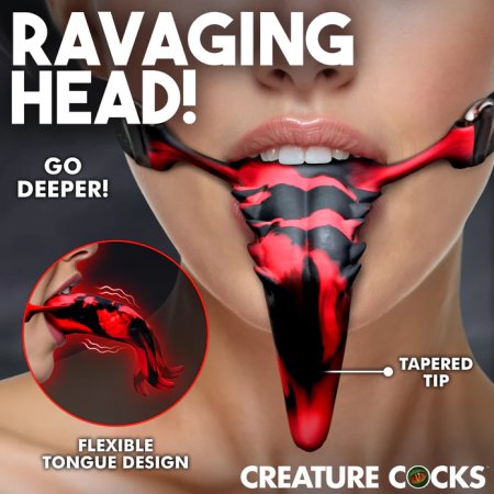 (image for) Silicone Barbed Tongue - Red