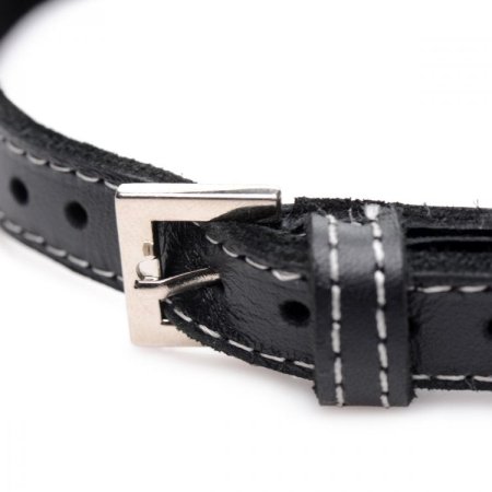 (image for) Royal Vixen Leather Choker Rhinestones