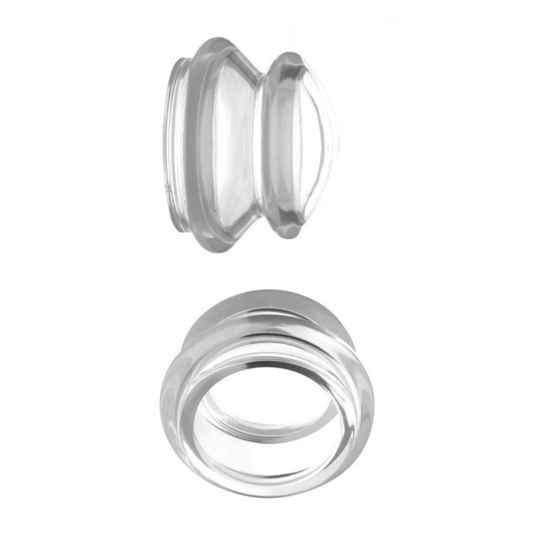 (image for) Clear Plunger Silicone Nipple Suckers Sm