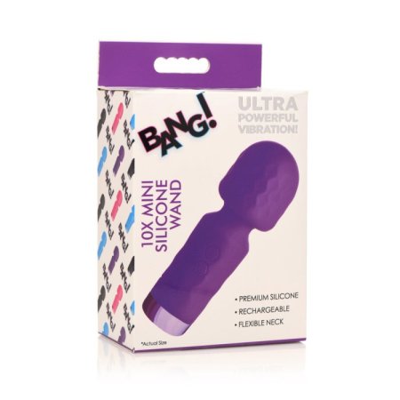 (image for) 10X Mini Silicone Wand - Purple