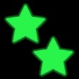 (image for) Star Pasties Glow in the Dark Star - Yellow