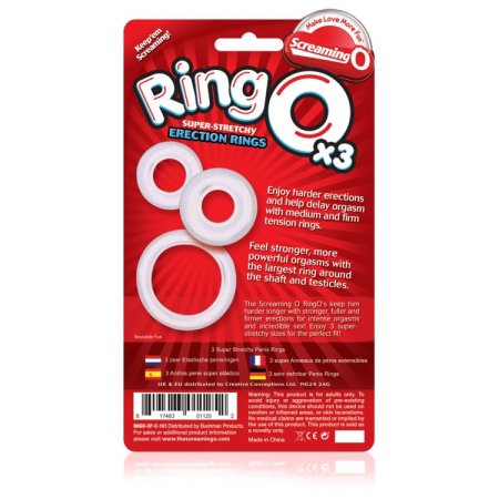 (image for) Ring O x3 - Clear