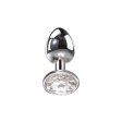 (image for) Adam & Eve Clear Gem Anal Plug Medium