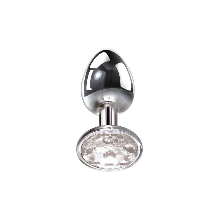 (image for) Adam & Eve Clear Gem Anal Plug Medium