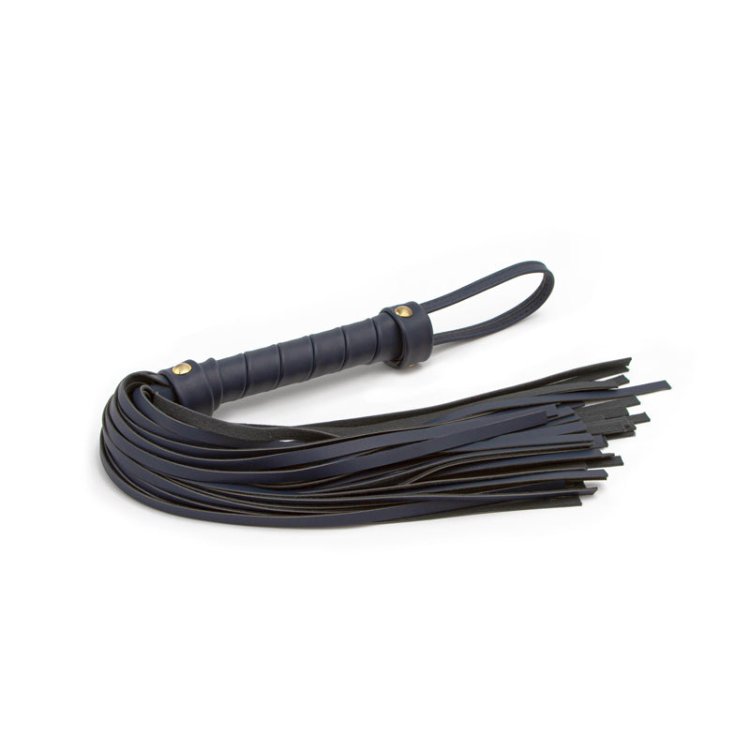 (image for) Bondage Couture Flogger - Navy Blue