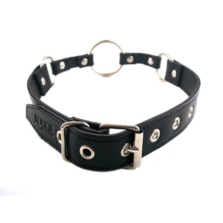 (image for) Leather O-Ring Gag - Black