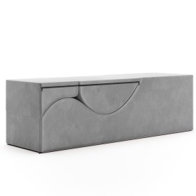 Aria Flip Chaise 18 Inch Wide - Convertible Sex Chair and Bed Bench, Grey Aria Flip Chaise 18 Inch Wide - Convertible Sex Chair and Bed Bench, Grey