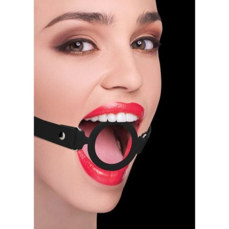 (image for) Ouch! Silicone RingGag w Leather Straps