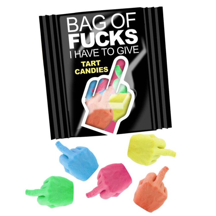 (image for) \"Bag of Fucks I Have to Give\" candies Display of 100