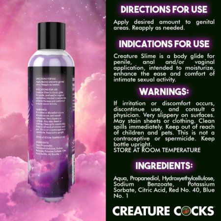 (image for) Creature Slime - Purple H2O Lube - 4oz