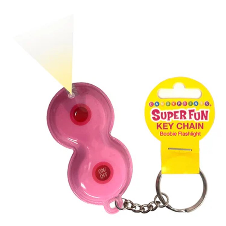 (image for) SUPER FUN BOOBIE FLASHLIGHT KEYCHAIN
