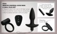 (image for) R/C Cock Ring & Anal Plug Set *