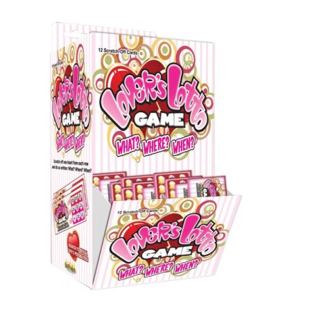 (image for) LOVERS LOTTO GAME- SCRACTH & PLAY SEX GAME- 144 PCS DISPLAY
