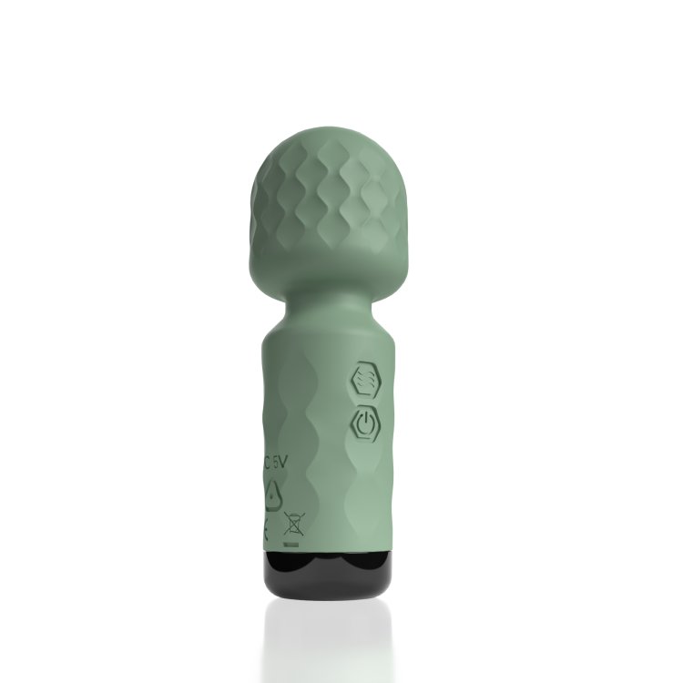 (image for) Screaming O Cuties Winny Vibrating Mini Wand - Sage Green