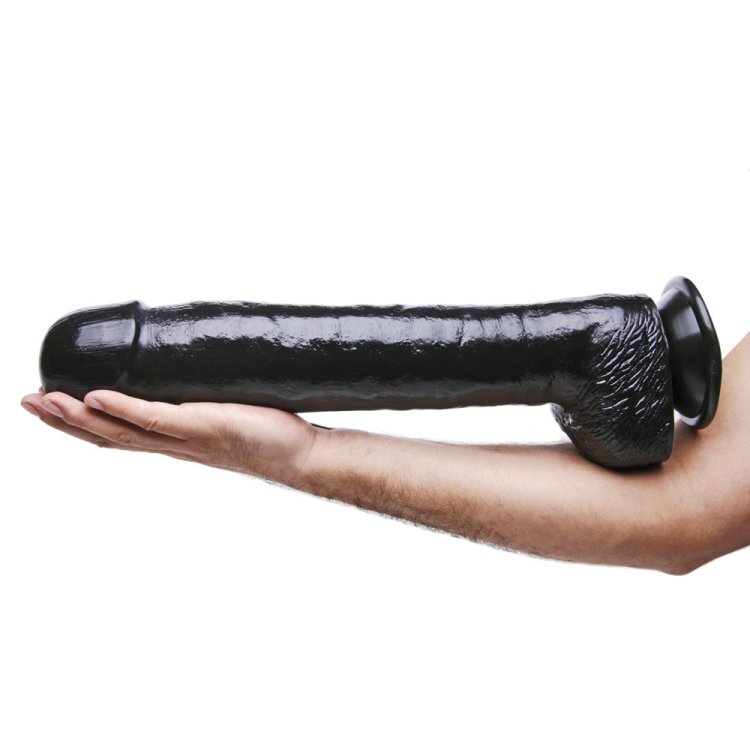 (image for) The Black Destroyer Huge 17 Inch Dildo