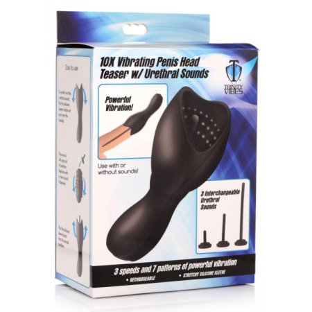 (image for) Vibrating Head Teaser w/ Urethral Sounds