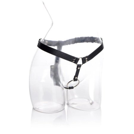 (image for) Cock Ring Harness w/ Silicone Anal Plug