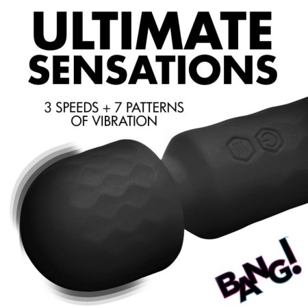 (image for) 10X Mini Silicone Wand - Black