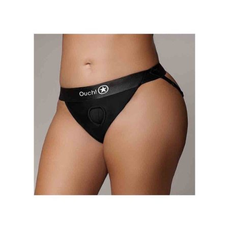 (image for) Vibrating Strap-on Open-Back Panty XL/2X