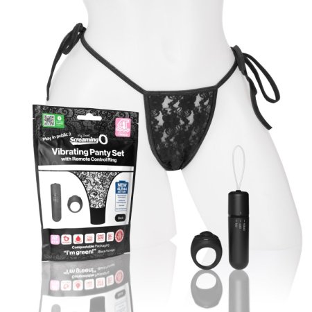 (image for) My Secret Screaming O 4T Panty Vibe - Black